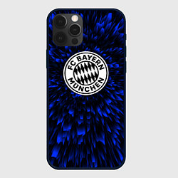 Чехол для iPhone 12 Pro Max Bayern blue energy, цвет: 3D-черный