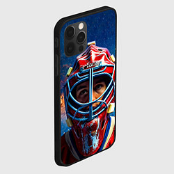 Чехол для iPhone 12 Pro Max Голкипер в космосе, цвет: 3D-черный — фото 2