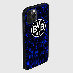 Чехол для iPhone 12 Pro Max Borussia blue energy, цвет: 3D-черный — фото 2