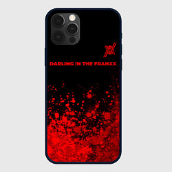 Чехол для iPhone 12 Pro Max Darling in the FranXX - red gradient посередине, цвет: 3D-черный