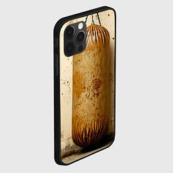 Чехол для iPhone 12 Pro Max Бежевая боксерская груша, цвет: 3D-черный — фото 2