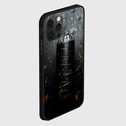 Чехол для iPhone 12 Pro Max Черная боксерская груша, цвет: 3D-черный — фото 2