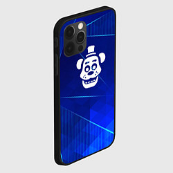 Чехол для iPhone 12 Pro Max FNAF blue poly, цвет: 3D-черный — фото 2