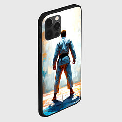 Чехол для iPhone 12 Pro Max Дзюдоист, цвет: 3D-черный — фото 2
