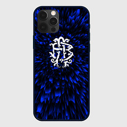 Чехол для iPhone 12 Pro Max Nickelback blue energy, цвет: 3D-черный