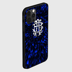 Чехол для iPhone 12 Pro Max Nickelback blue energy, цвет: 3D-черный — фото 2