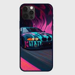 Чехол для iPhone 12 Pro Max БМВ граффити стиль, цвет: 3D-черный