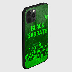 Чехол для iPhone 12 Pro Max Black Sabbath - green gradient посередине, цвет: 3D-черный — фото 2