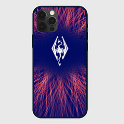 Чехол для iPhone 12 Pro Max Skyrim red energy, цвет: 3D-черный