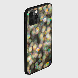 Чехол для iPhone 12 Pro Max Мерцающие ночные огни боке эффект, цвет: 3D-черный — фото 2