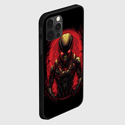 Чехол для iPhone 12 Pro Max Пришелец из красного портала, цвет: 3D-черный — фото 2