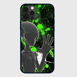 Чехол для iPhone 12 Pro Max Инопланетянин и его эктоплазма, цвет: 3D-черный