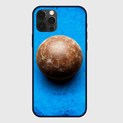 Чехол для iPhone 12 Pro Max Ядро для талкания на синем, цвет: 3D-черный