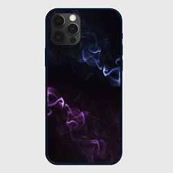 Чехол для iPhone 12 Pro Max Color black blue pink, цвет: 3D-черный