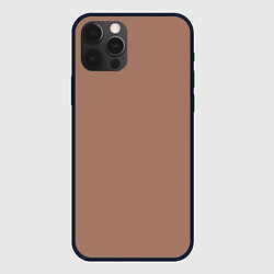 Чехол для iPhone 12 Pro Max Цвет 2025 года Пантон Мокко Мусс, цвет: 3D-черный