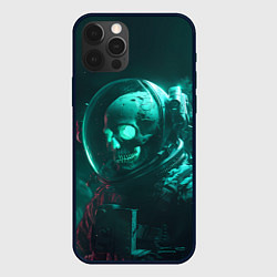 Чехол для iPhone 12 Pro Max Скелет в космосе, цвет: 3D-черный