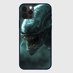 Чехол для iPhone 12 Pro Max Чужой в космосе, цвет: 3D-черный