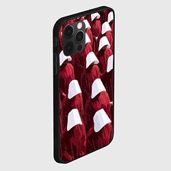 Чехол для iPhone 12 Pro Max Рассказ служанки паттерн, цвет: 3D-черный — фото 2