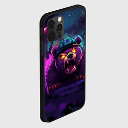 Чехол для iPhone 12 Pro Max Зловещий медведь, цвет: 3D-черный — фото 2