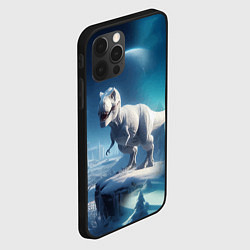 Чехол для iPhone 12 Pro Max Снежный динозавр - история вымирания, цвет: 3D-черный — фото 2