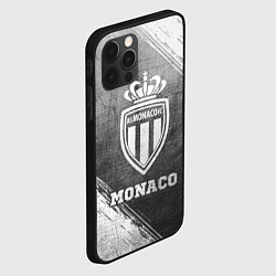 Чехол для iPhone 12 Pro Max Monaco - grey gradient, цвет: 3D-черный — фото 2