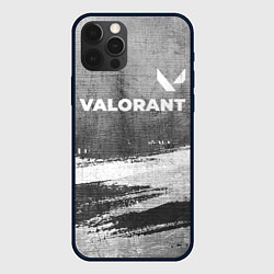 Чехол для iPhone 12 Pro Max Valorant - grey gradient посередине, цвет: 3D-черный