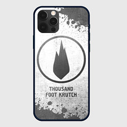Чехол для iPhone 12 Pro Max Thousand Foot Krutch - white gradient, цвет: 3D-черный