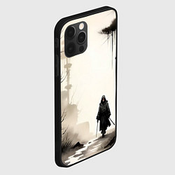 Чехол для iPhone 12 Pro Max Путник, цвет: 3D-черный — фото 2