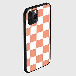 Чехол для iPhone 12 Pro Max Квадраты оранжевые, цвет: 3D-черный — фото 2