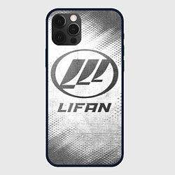 Чехол для iPhone 12 Pro Max Lifan - white gradient, цвет: 3D-черный