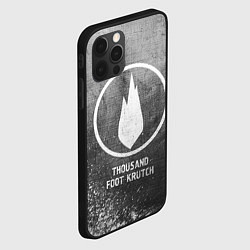 Чехол для iPhone 12 Pro Max Thousand Foot Krutch - grey gradient, цвет: 3D-черный — фото 2