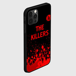 Чехол для iPhone 12 Pro Max The Killers - red gradient посередине, цвет: 3D-черный — фото 2