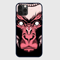 Чехол для iPhone 12 Pro Max Monkey wisdom, цвет: 3D-черный