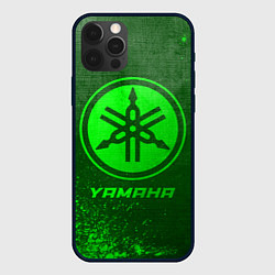 Чехол iPhone 12 Pro Max Yamaha - green gradient
