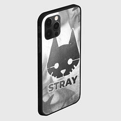 Чехол для iPhone 12 Pro Max Stray - white gradient, цвет: 3D-черный — фото 2