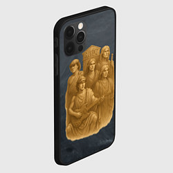 Чехол для iPhone 12 Pro Max ACDC старинный памятник группе, цвет: 3D-черный — фото 2