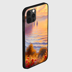 Чехол для iPhone 12 Pro Max Рассветный залив, цвет: 3D-черный — фото 2