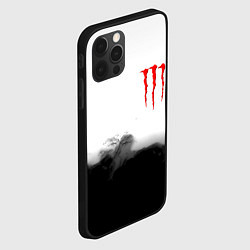 Чехол для iPhone 12 Pro Max Monster energy splash smoke, цвет: 3D-черный — фото 2
