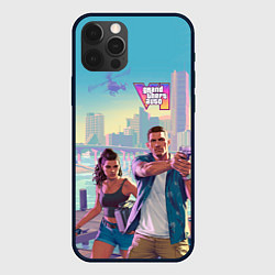 Чехол iPhone 12 Pro Max Лусия Каминос и Джейсон Дюваль из Gta 6
