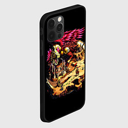 Чехол для iPhone 12 Pro Max Багровый Коатль фабрики - Герои Меча и Магии 3, цвет: 3D-черный — фото 2