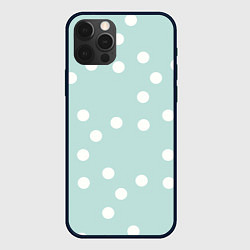 Чехол для iPhone 12 Pro Max Снежная морская пена, цвет: 3D-черный