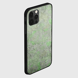 Чехол для iPhone 12 Pro Max Абстракция - green wall covered with moss, цвет: 3D-черный — фото 2