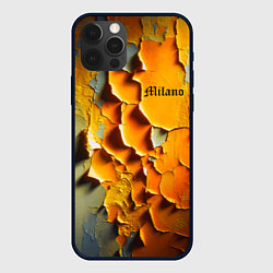Чехол для iPhone 12 Pro Max Peeling plaster - Milano, цвет: 3D-черный