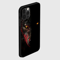 Чехол для iPhone 12 Pro Max Тень волка, цвет: 3D-черный — фото 2