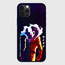 Чехол для iPhone 12 Pro Max Anime OPM Saitama The Strongest Hero, цвет: 3D-черный