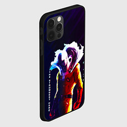 Чехол для iPhone 12 Pro Max Anime OPM Saitama The Strongest Hero, цвет: 3D-черный — фото 2