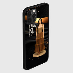 Чехол для iPhone 12 Pro Max Lana Del Rey в ретро платье, цвет: 3D-черный — фото 2