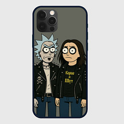 Чехол для iPhone 12 Pro Max КиШ - Рик и Морти, цвет: 3D-черный