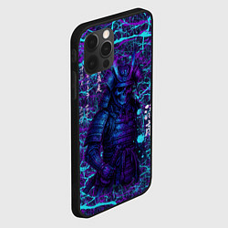 Чехол для iPhone 12 Pro Max Призрак самурая - неновый арт, цвет: 3D-черный — фото 2
