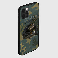 Чехол для iPhone 12 Pro Max ВМФ волк пехотинец, цвет: 3D-черный — фото 2